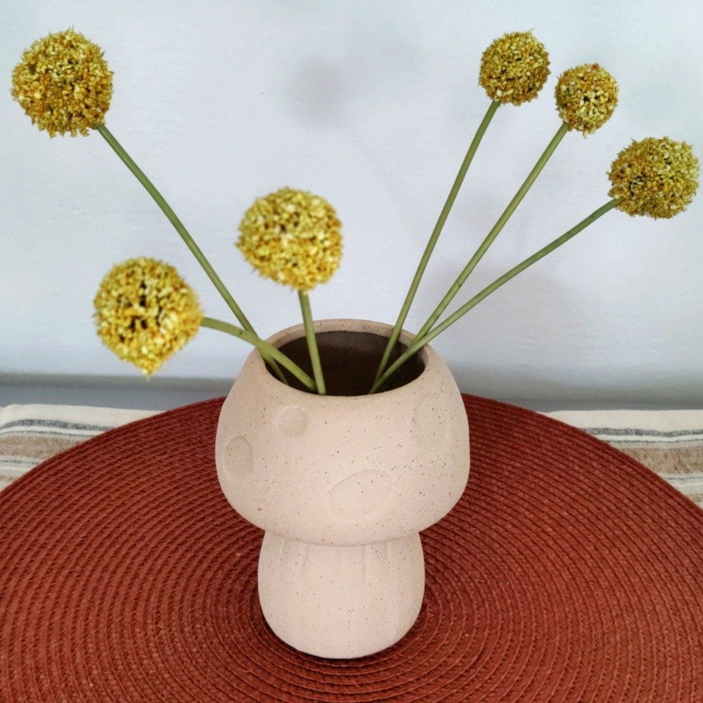 Mushroom Vase or Pot